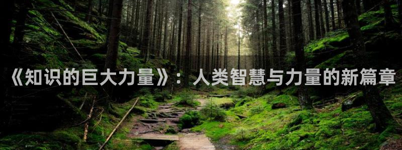 辣文小说少妇出轨：《知识的巨大力量》：人类智慧与力量的新篇章